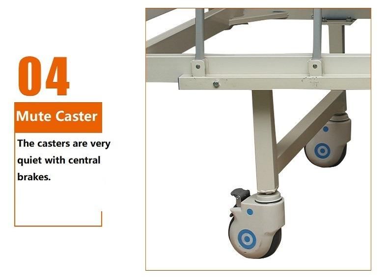 Medical Ward Nursing Care Bed with One Crank Hospital Furniture