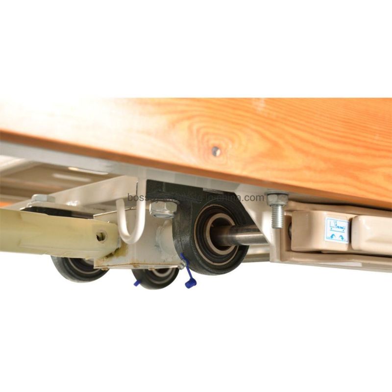 Wood Homecare Mobility Hospital Medical Nursing Bed with One Crank