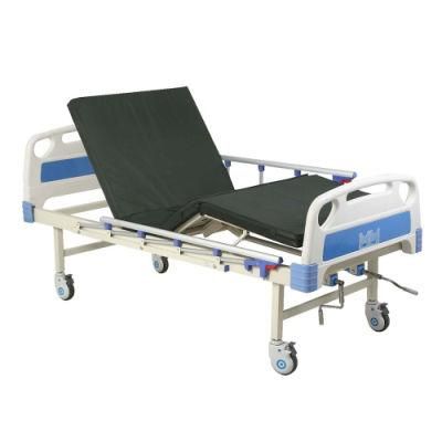 Cheap Manual Two Cranks Medical Sick Bed for Hospital B07