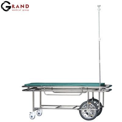 Competitive Price Grand Medical Factory Made Stainless Steel B3 Stretcher Bed Trolley Hospital Furniture