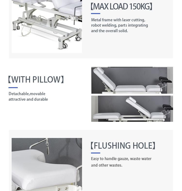 Physical Therapy Equipments Electric Treatment Table Examination Couch with Four Motors