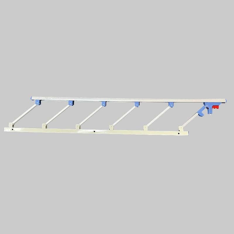 Aluminum Alloy 5 6 Bars Guardrail for Hospital Nursing Patient Medical Bed Accessories