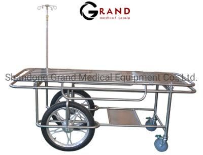 Hospital Equipment Medical Stainless Steel Cart Stretcher Trolley