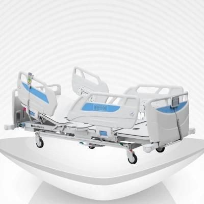 5-Function Electric Adjustable Nursing Equipment Medical Furniture Clinic ICU Bed