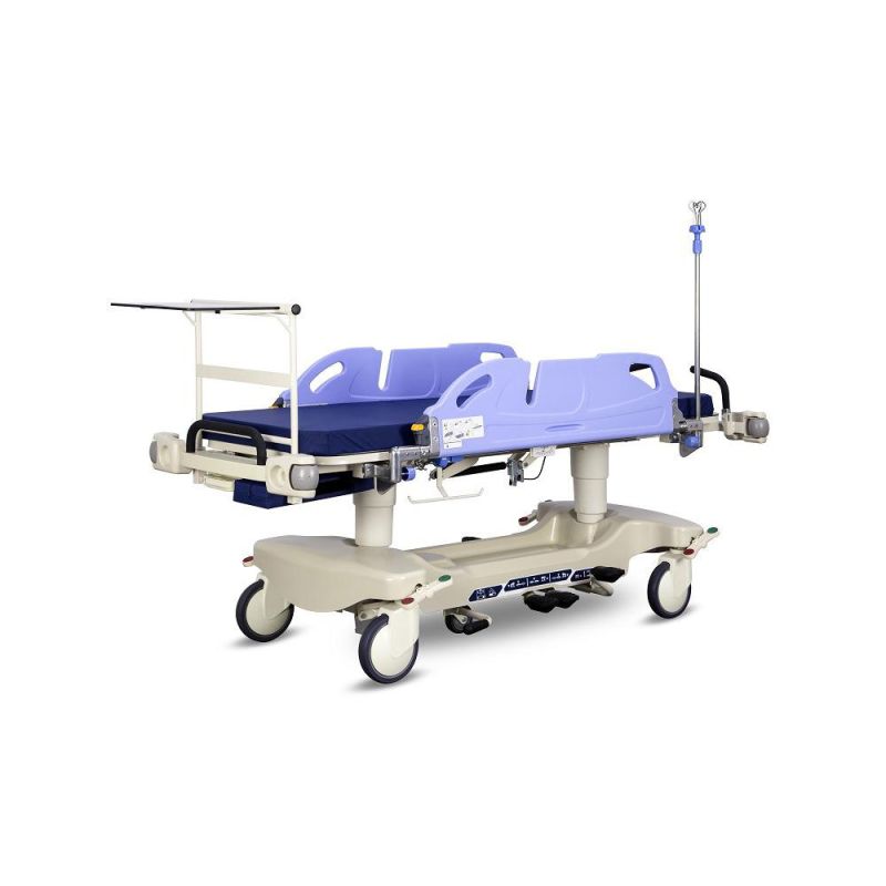 Manual Hospital ABS Patient Transfer Trolley Stretcher for Emergency Room