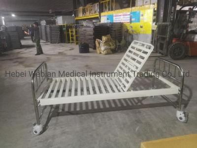 Ss Headboard One Crank Hospital Medical Bed