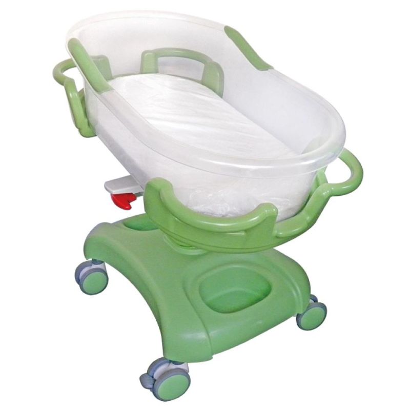 Wholesale Infant Baby Bed Cart ABS Baby Cot for Hospital Baby for New-Born