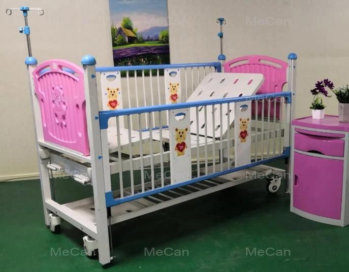 Two Crank Manual Medical Pediatric Medical Hospital Bed for Children