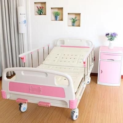 High Quality Manual Two Crank Hospital Bed 2 Function Medical Bed with Cheap Price