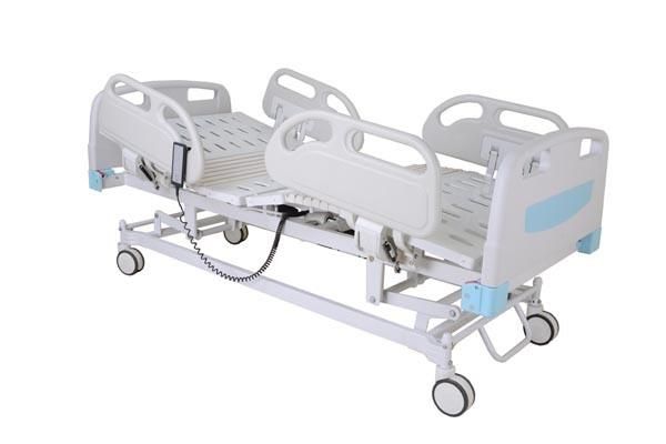 Electric Hospital Bed with Five- Function Medical Bed Patient Bed ICU Bed