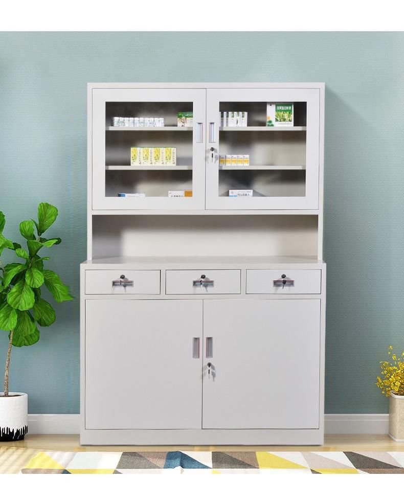 Hot Sale Hospital Furniture Medical Instrument Metal Steel Storage Health Hospital Cabinet