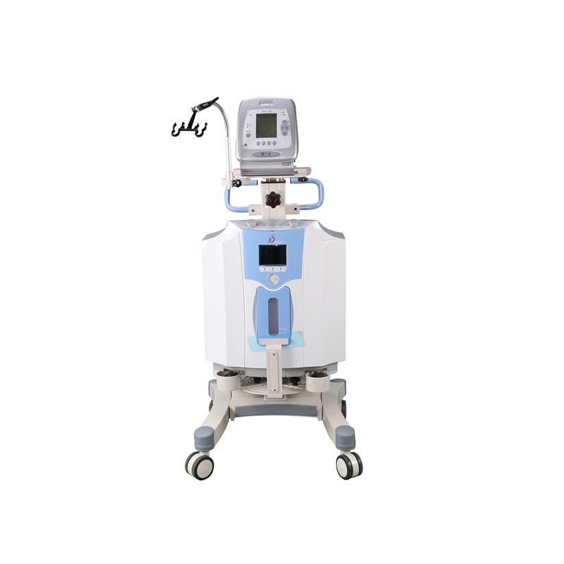 Breathing Support Ventilator Cart Hospital Trolley with Air Compressor