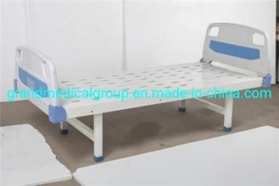 ABS Hanging Headboards, Cold-Rolled Steel Frame Cheapest Medical Plat Patient Bed