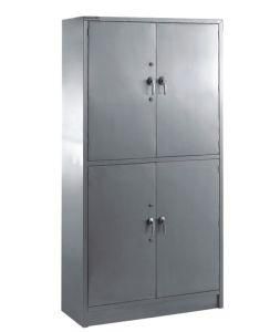 Hospital Furniture Stainless Steel Storage Cabinet Medical Drug Cupboard (HR-C02)