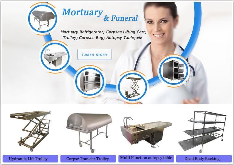 Top Quality Optional Cover for Hospital Mortuary Trolley Cadaver Trolley