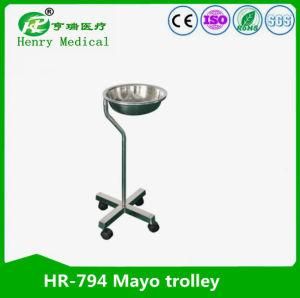 Nursing Mayo Trolley/Medical Instrument Trolley/Stainless Steel Trolley