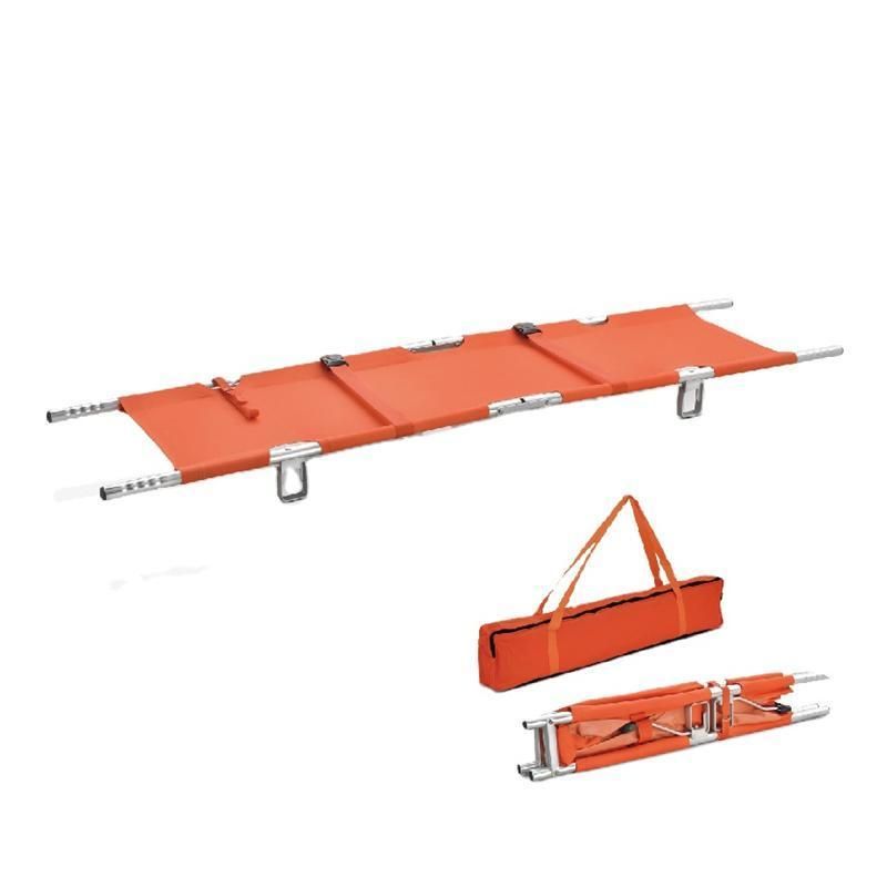 Double or 4 Foldable First Aid Stretcher Emergency Folding Stretcher