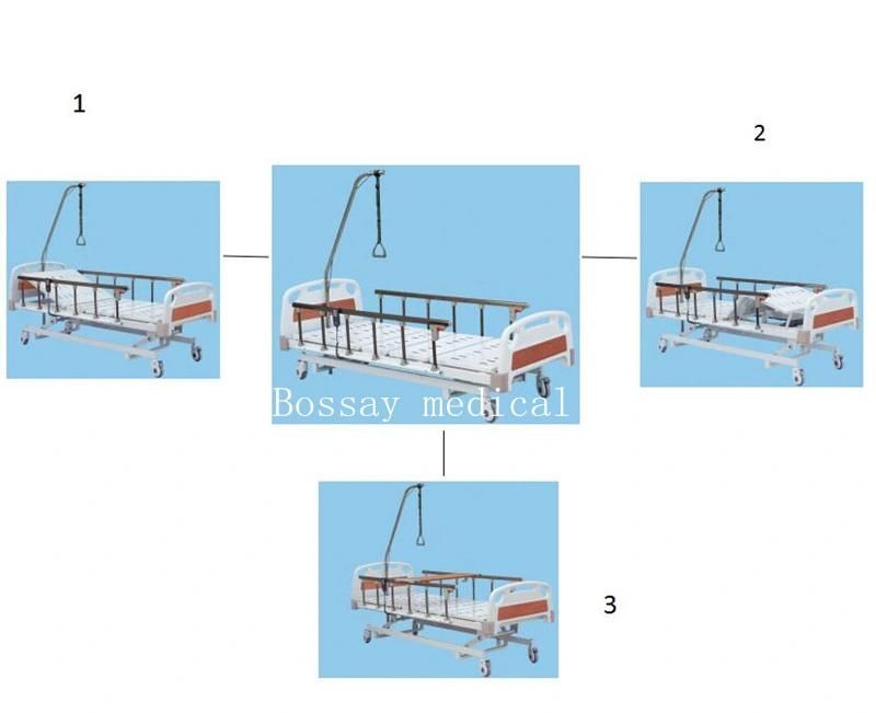Luxurious Ultra Low Three Function Electric Hospital Bed