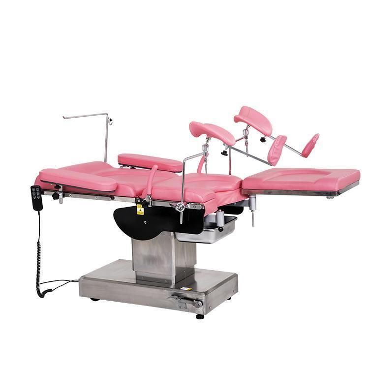 Huaan Medical Multifunction Stainless Steel Medical Obstetric Bed Electrical Operating Table for Gynaecology
