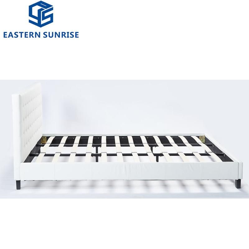 Factory Promotion Soft and Comfortable Leather Bed