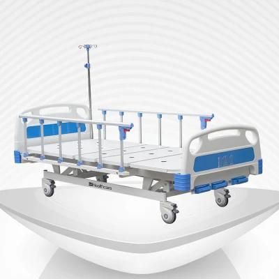 3 Crank 3 Function Adjustable Medical Furniture Patient Nursing Hospital Bed