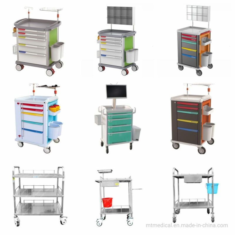 Hospital Equipment Emergency Nursing Medical Trolley Price