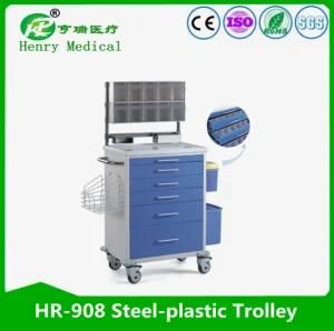 Best Quality Luxury Anaesthetic Cart /Medical Instrument Trolley for Sale