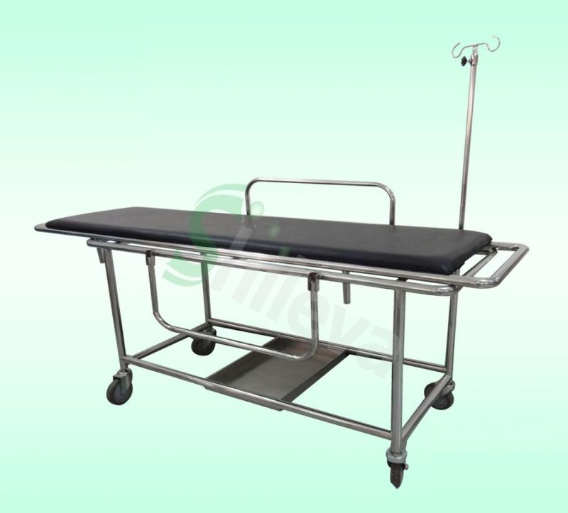 Emergency Rescue Hospital Stretcher with 4 Castors Slv-B4003s