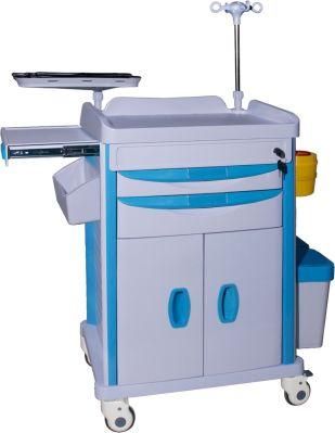 Aluminum Alloy No Leakage Two Years Warranty Medication Trolley