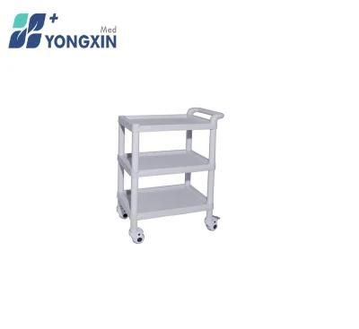 Yx-Ut301b Medical Equipment ABS Utility Trolley for Hospital