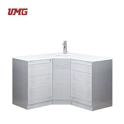 Customized Touch Type Dental Cabinet Furniture with Sink and Bin