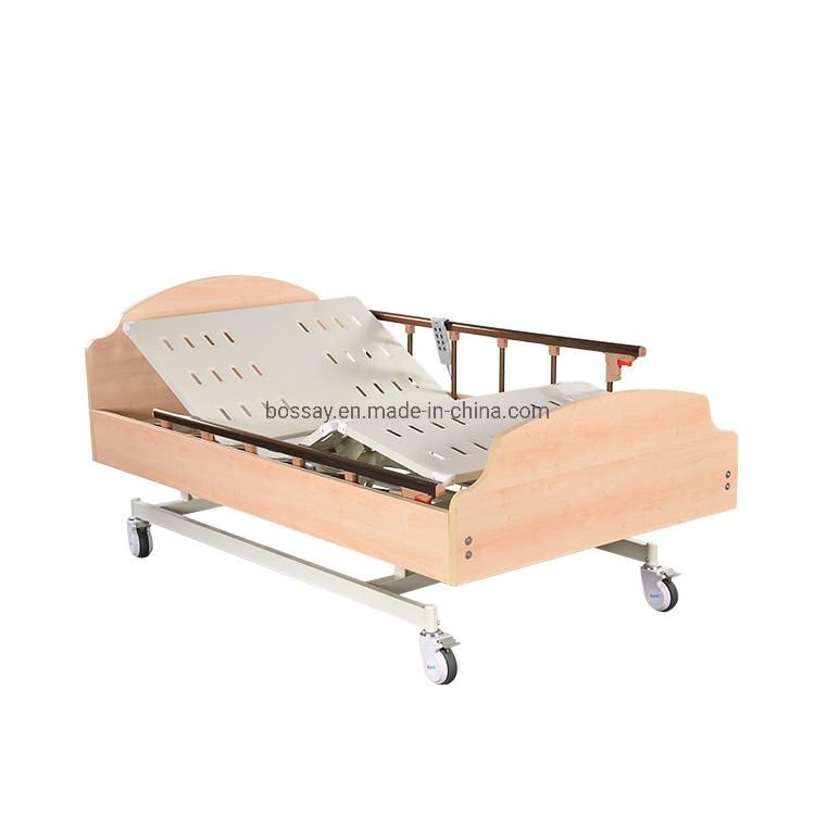 Wooden Electric Hospital Bed for Old People Nursing Retirement Home