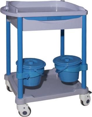Hospital Furniture ABS Material Treatment Trolley for Hospital