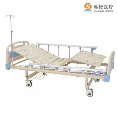 Hospital Equipment Clinic Bed Manual 2 Cranks New Medical Beds for Sale Cy-A102