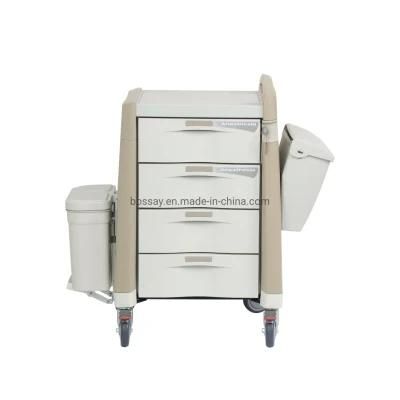 ABS Medical Cart for Medication Hospital Furniture