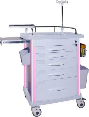 Mn-Ec013 Muliti Function High Quality Emergency Trolley for Hospital