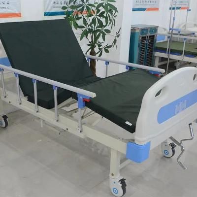 B14 Luxurious ABS Double Functions Two-Crank Toilet Pot Hospital Bed