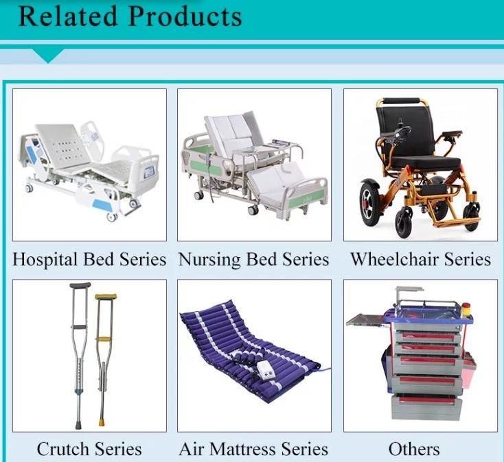 Factory Wholesale ABS Manual Double Shake Two-Function Nursing Bed Elderly Patient Hospital Bed