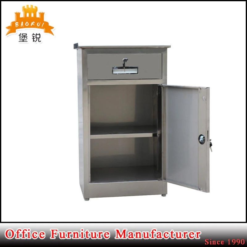 Metal Stainless Steel Hospital Bedside Cabinet Locker