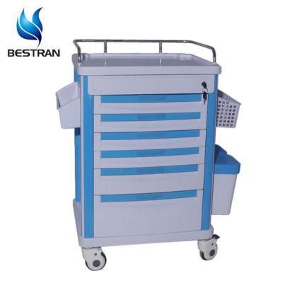 Bt-My005 Hospital Cart Medical Trolley with Drawers Hospital Medicine Trolleys Medical Trolley Cart Price