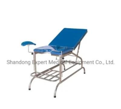 Hospital Stainless Steel Beds Gynecological Examination Insructment Equipment Best Quality China Bed