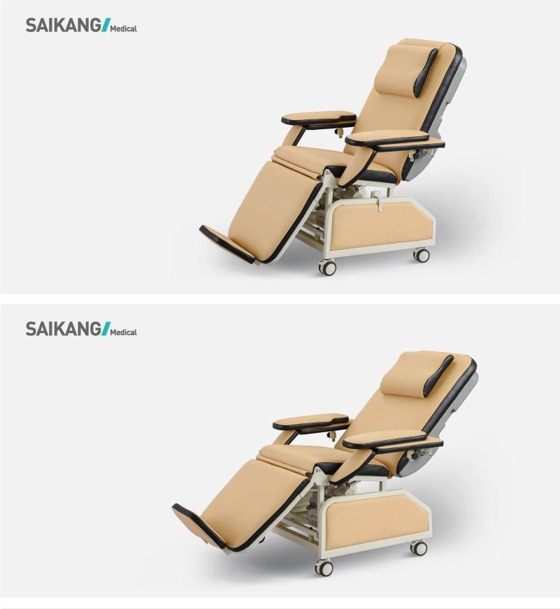 Ske-120b Stainless Steel Chair for Transfusion