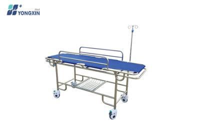 Yxz-D-J1 Medical Equipment Stainless Steel Stretcher Trolley