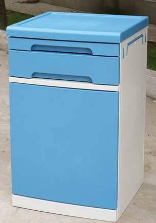 Hospital Furniture Night Stand ABS Plastic Bedside Locker Table Cabinet