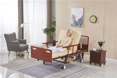 Hospital Nursing Elderly Disabled Paralyzed Manual Electric Home Nursing Bed