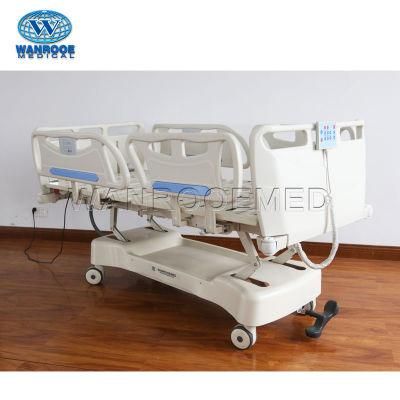 Medical 5 Functions ABS Hospital Electric Adjustable ICU Patient Care Bed