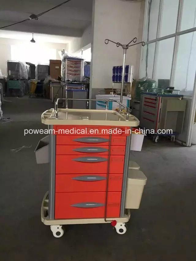 Hospital Medical Emergency Treatment Trolley Treatment Cart