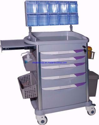 ABS Plastic Hospital Anesthesia Drug Trolley