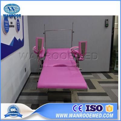 a-2003/2003A Hospital Manual Gynecology Hydraulic Operating Room Delivery Birthing Table