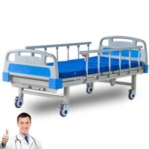 Manual Paramount Patient Bed with Backrest and Footrest Lifting Function